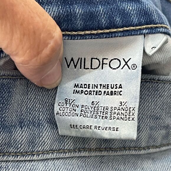 Wildfox Carmen low rise skinny distressed jeans, size 33 - Picture 13 of 14